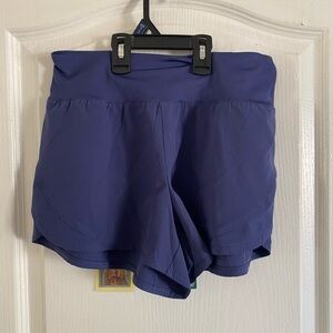 Avia Women's Athletic Shorts in Deep Violet